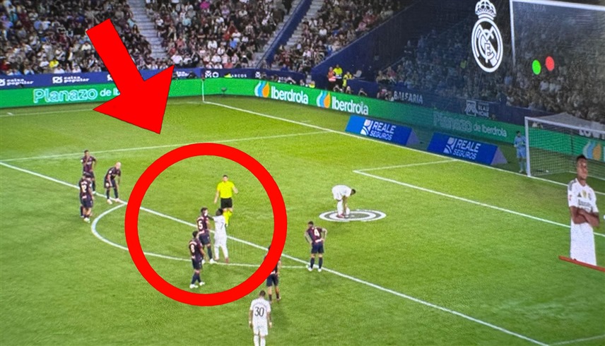 من مباراة ليفانتي وريال مدريد (إكس)