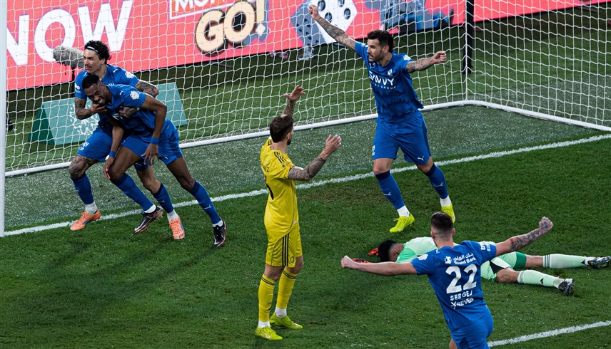 من لقاء النصر والهلال (إكس)