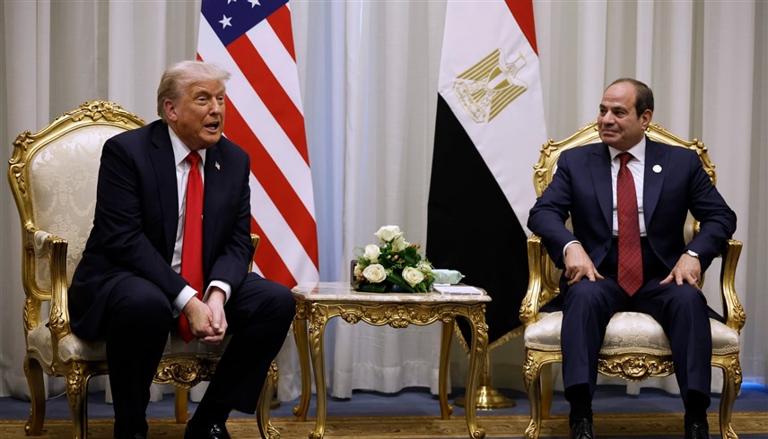 الرئيسان المصري عبد الفتاح السيسي والأمريكي دونالد ترامب (أرشيف)