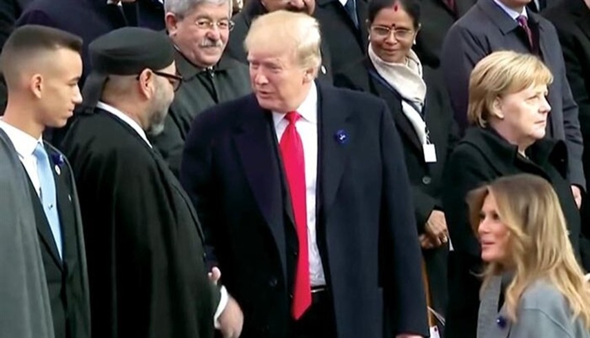 الرئيس الأمريكي دونالد ترامب والعاهل المغربي محمد السادس (أرشيف)
