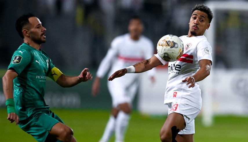 من لقاء الزمالك والمصري (إكس)