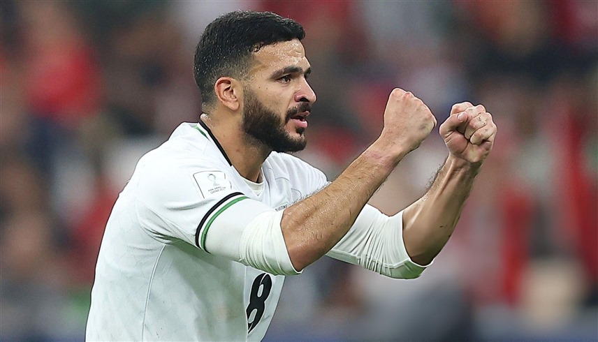 لاعب منتخب فلسطين حامد حمدان (إكس)