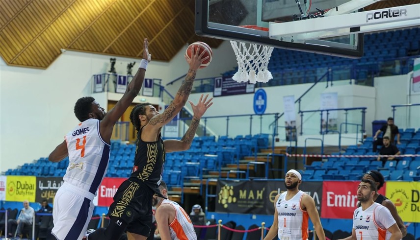 من مباراة منتخب الإمارات و الكرامة السوري (وام)