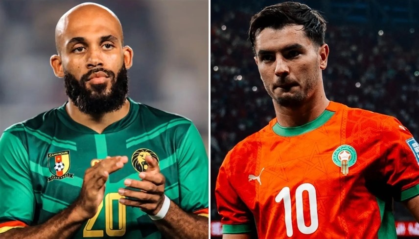 نجما المغرب والكاميرون (إكس)