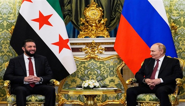 الكرملين: بوتين والشرع سيبحثان مستقبل القوات الروسية في سوريا