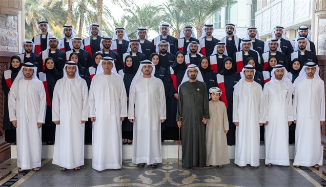 أمام محمد بن راشد.. 35 قاضياً من المواطنين في محاكم دبي يؤدون اليمين القانونية