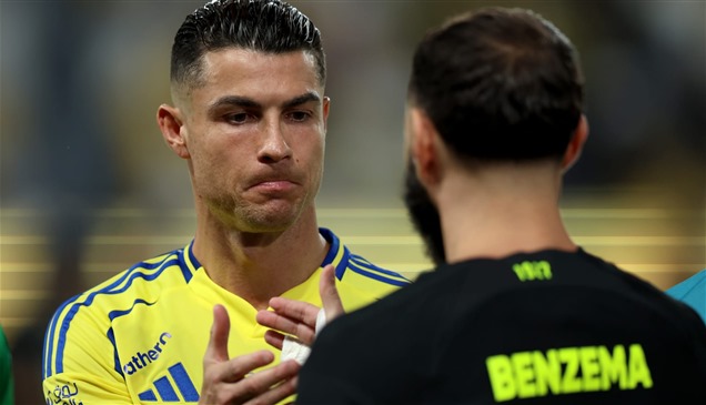 رونالدو يضرب عن اللعب بسبب بنزيما