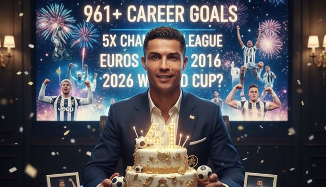 رونالدو يلاحق حلم الـ"1000 هدف" في عيد ميلاده الـ41