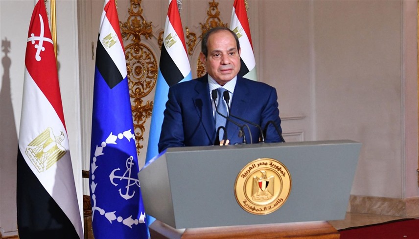 السيسي خلال حفل الإفطار السنوي للقوات المسلحة (الرئاسة المصرية)