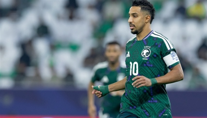 نجم منتخب السعودية سالم الدوسري (رويترز)