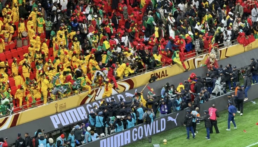 شغب جماهير منتخب السنغال (إكس) 