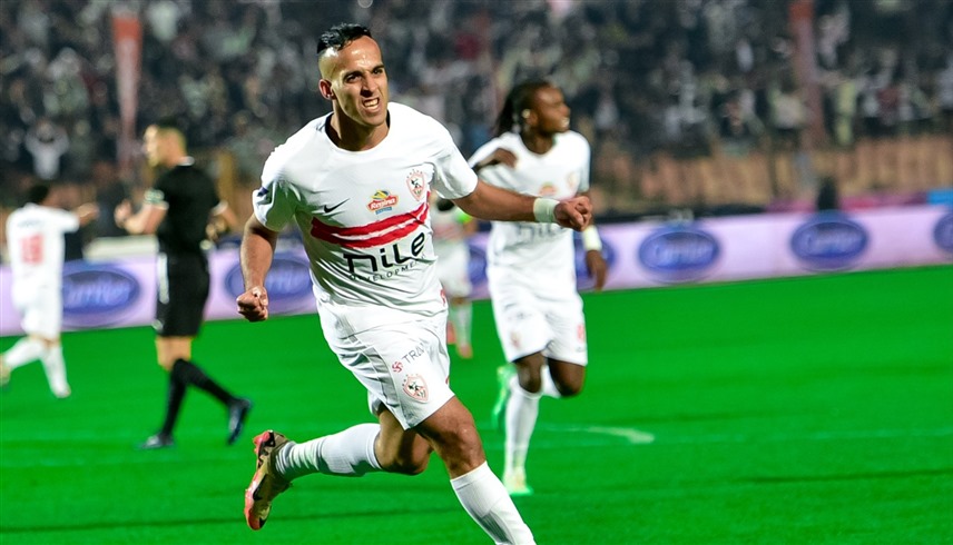 من مباراة الزمالك والاتحاد السكندري (إكس)
