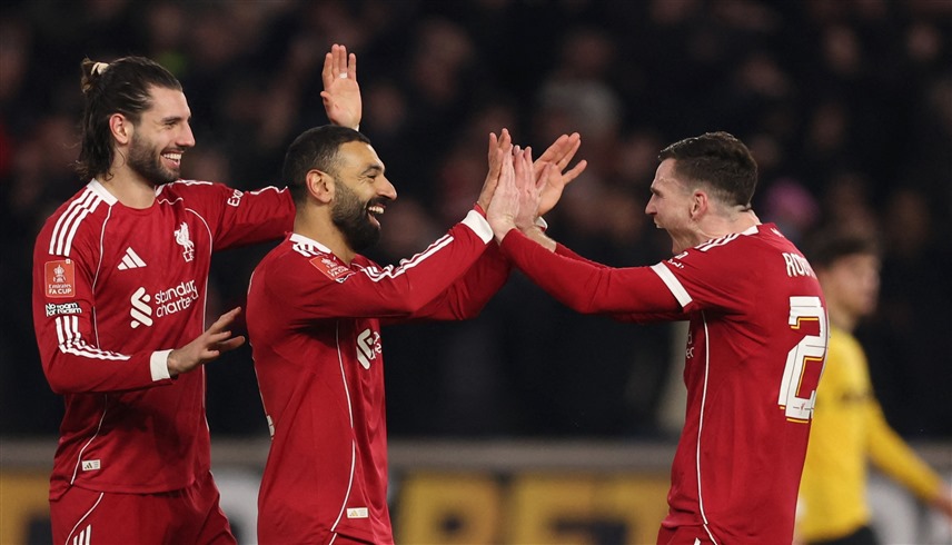 من مباراة ليفربول وولفرهامبتون (رويترز)