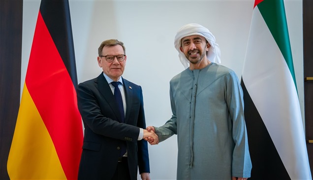 عبدالله بن زايد يستقبل وزير خارجية ألمانيا
