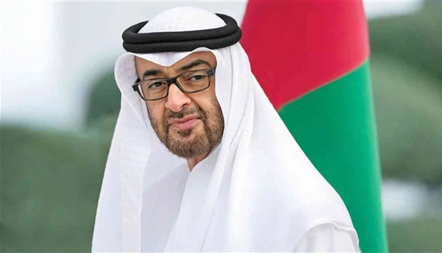 محمد بن زايد يزور سالم العامري ويتبادلان التهاني بعيد الفطر