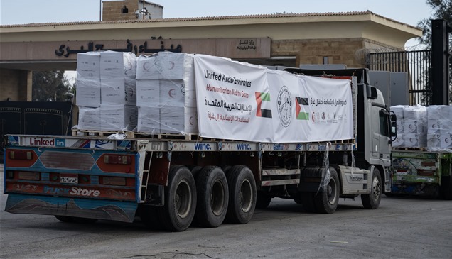 الإمارات تواصل دعم غزة بدخول القافلة الـ328 المحملة بكسوة الأطفال