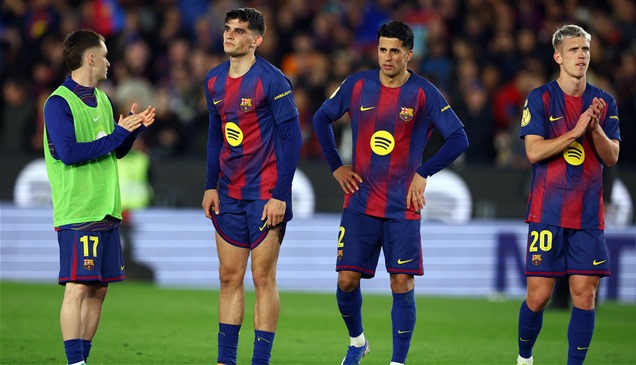 5 غيابات في قائمة برشلونة لمواجهة بيلباو