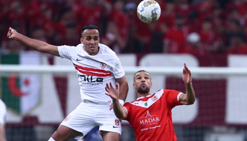 من لقاء الزمالك وبلوزداد (فيسبوك)