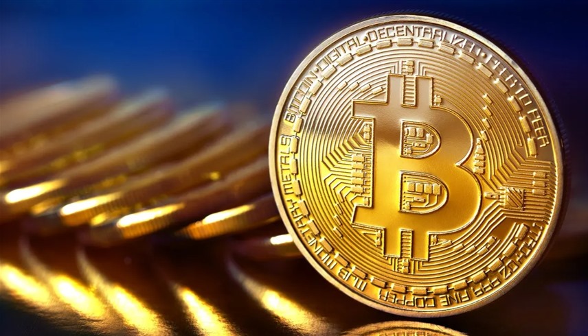 شعار عملة بيتكوين الرقمية (أرشيف)