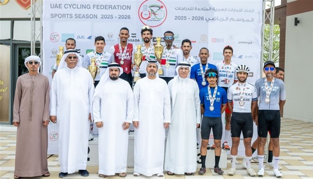 "المطيوعي" بطلًا لسباق الإمارات لدراجات الطريق في العين