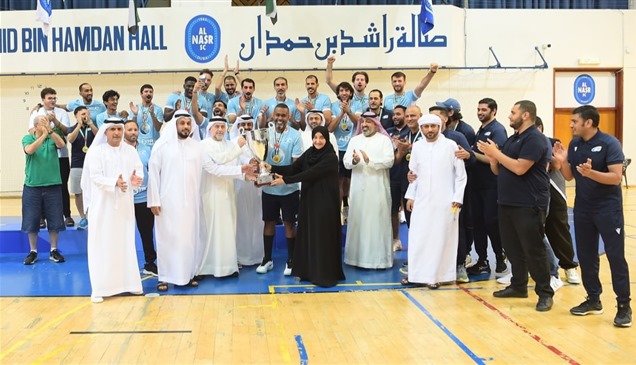 بني ياس يتوج بطلاً لكأس السوبر للكرة الطائرة بالعلامة الكاملة