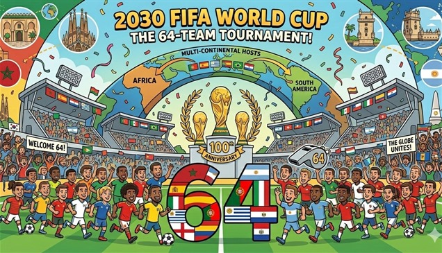 "فيفا" يدرس توسيع مونديال 2030 إلى 64 منتخباً