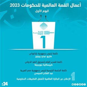 أعمال القمة العالمية للحكومات 2023