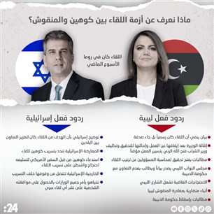 ماذا نعرف عن أزمة اللقاء بين كوهين والمنقوش؟