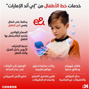 خدمات خط الأطفال من "إي آند الإمارات"  