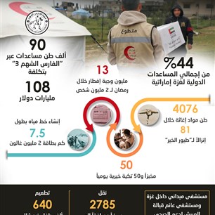 "الفارس الشهم 3".. عامان من العطاء الإماراتي إنسانياً لغزة