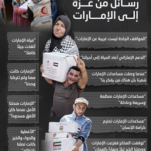 بعد وقف الحرب..  رســائل من غـــزة إلــى الإمــــارات