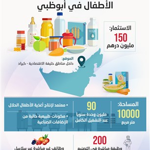 أول مصنع لأغذية الأطفال في أبوظبي