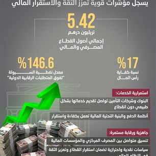 القطاع المصرفي الإماراتي  يسجل مؤشرات قوية تعزز الثقة والاستقرار المالي
